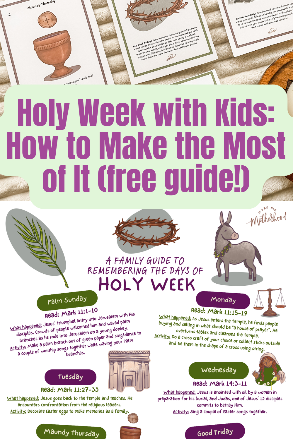 Holy Week with Kids: How to Make the Most of It